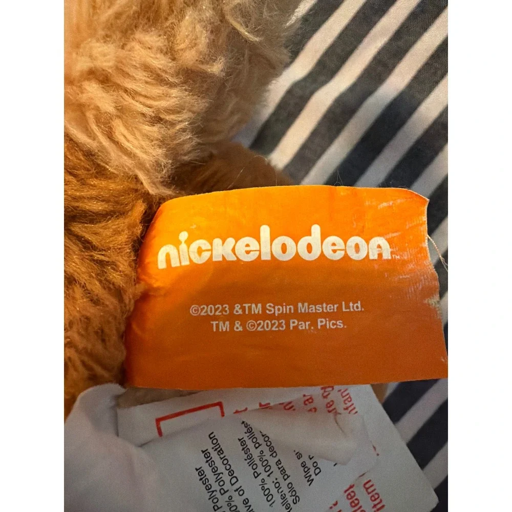 Nickelodeon Paw Patrol Tracker Plush Brown Dog Red Hat‎ Spin Master 2023 10 inch